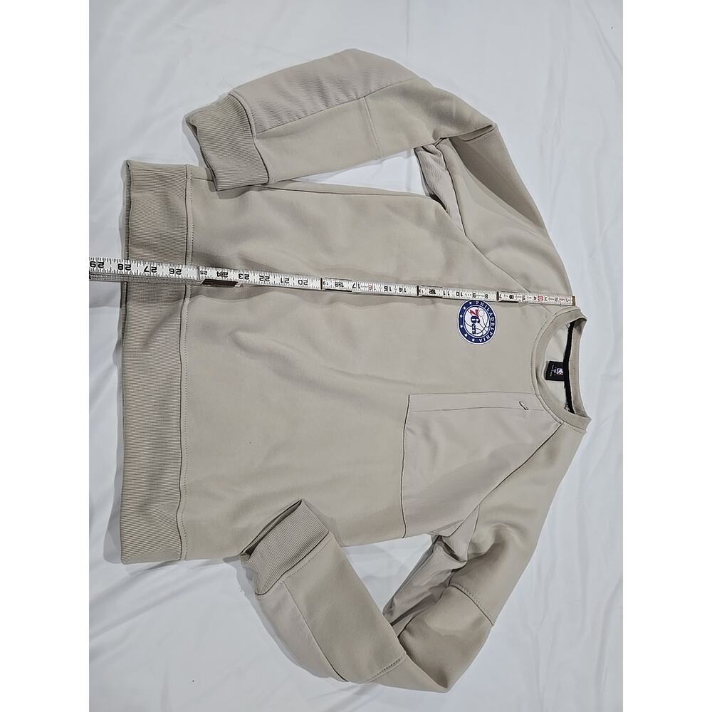 Philadelphia 76ers Sweatshirt Tan Medium